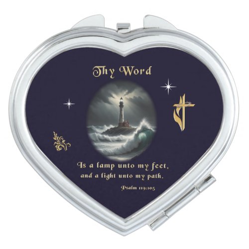 Psalm 119 compact mirror