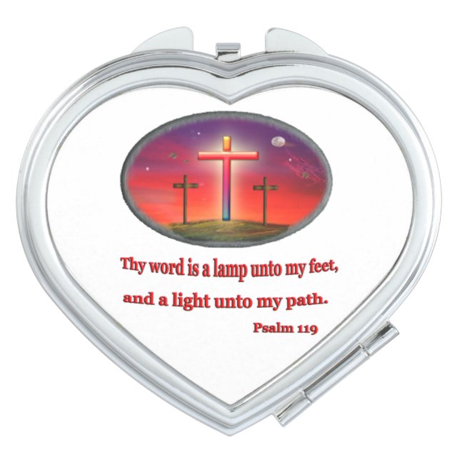 Psalm 119 compact mirror (Front)