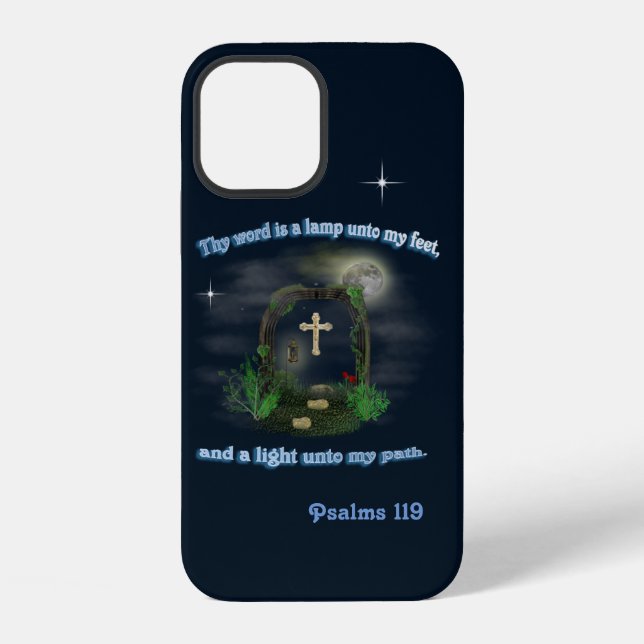 Psalm 119 iphone case (Back)