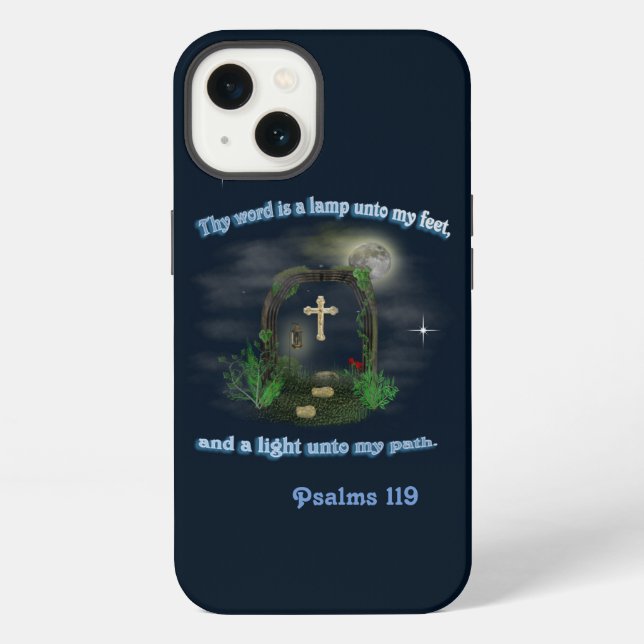 Psalm 119 iphone case (Back)
