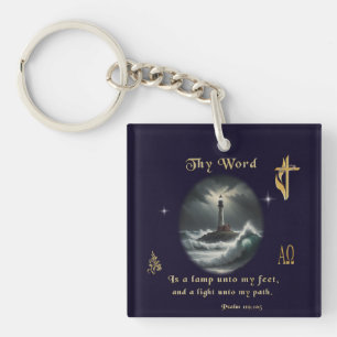 Psalm 119 keychain