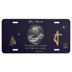 Psalm 119 license plate
