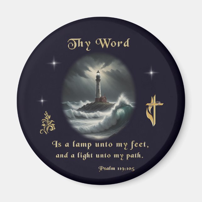 Psalm 119 magnet (Front)