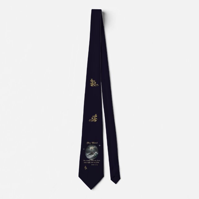 Psalm 119 neck tie (Front)