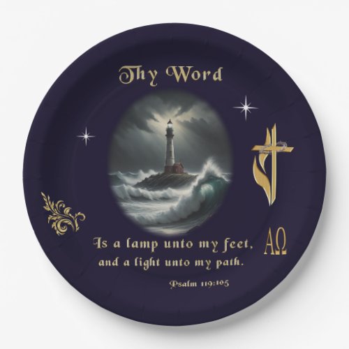 Psalm 119 paper plates