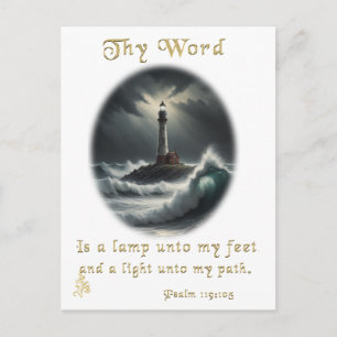 Psalm 119 postcard