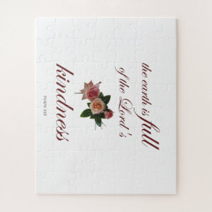 Psalm 11 Scripture Art - Divine Justice & Trust Jigsaw Puzzle