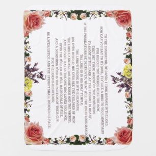 Psalm 11, The Lord Loved Justice, Baby Blanket