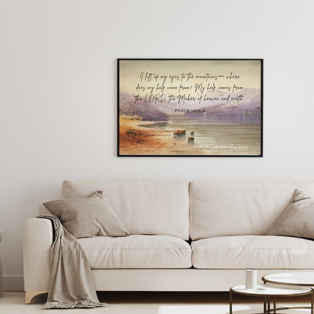 Psalm 121:1-2 Bible Verse Wall Art (Creator Uploaded)