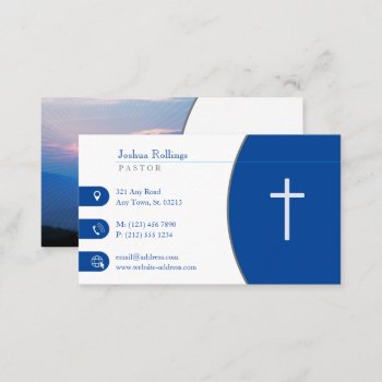 Psalm 121; 1-2 | Christian Inspirational Business Card by Christian_Designs at Zazzle