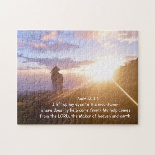 Psalm 1211_2 My help comes from the LORD Jigsaw Puzzle