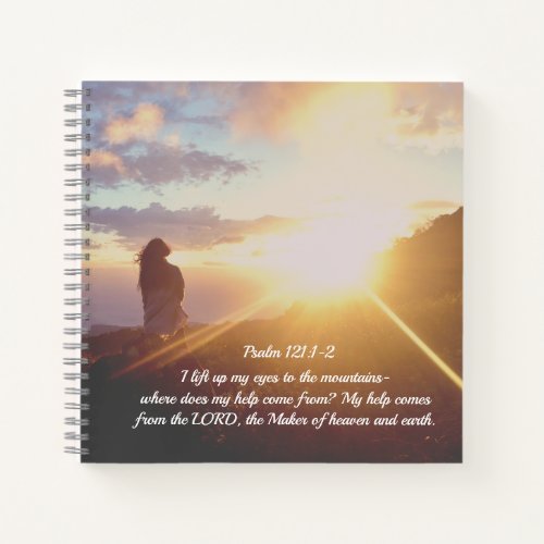 Psalm 1211_2 My help comes from the LORD Notebook