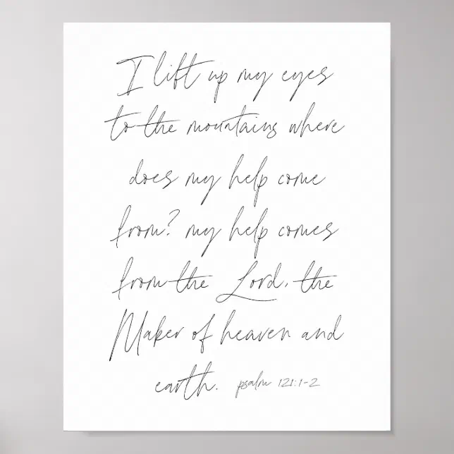 psalm-121-1-2-script-poster-zazzle