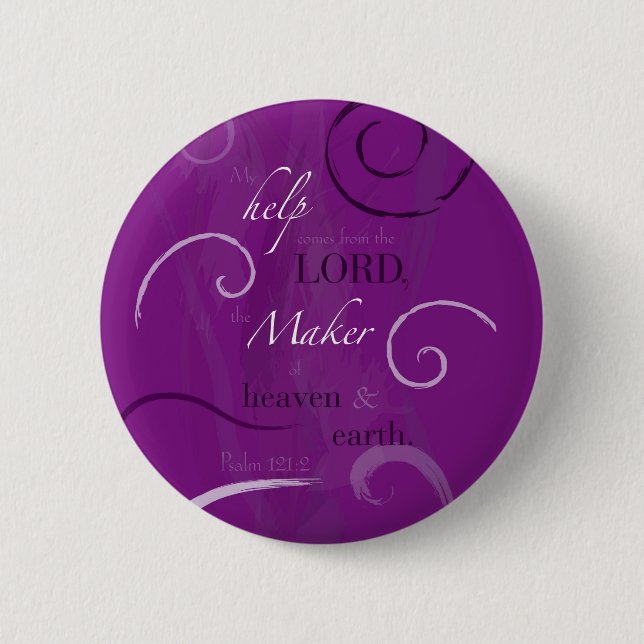 Psalm 121:2 button (Front)