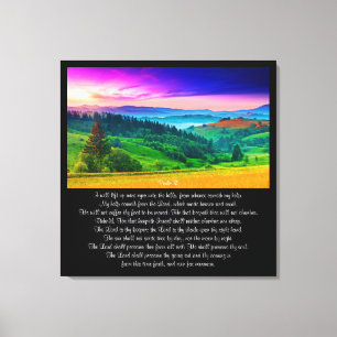 Psalm 121 canvas print
