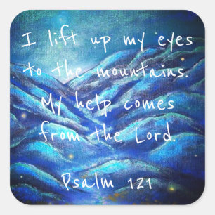Psalm 121 Christian Scripture Stickers
