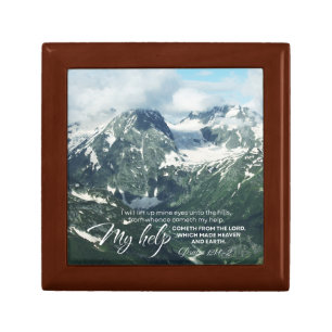 Psalm 121 I will lift up mine eyes unto the hills Gift Box