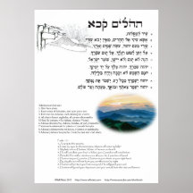 Psalm 121 in Hebrew, English, and transliteration