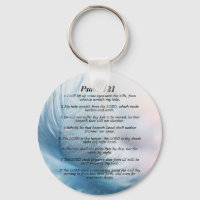 Psalm 121 keychain