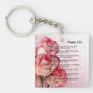 Psalm 121 keychain