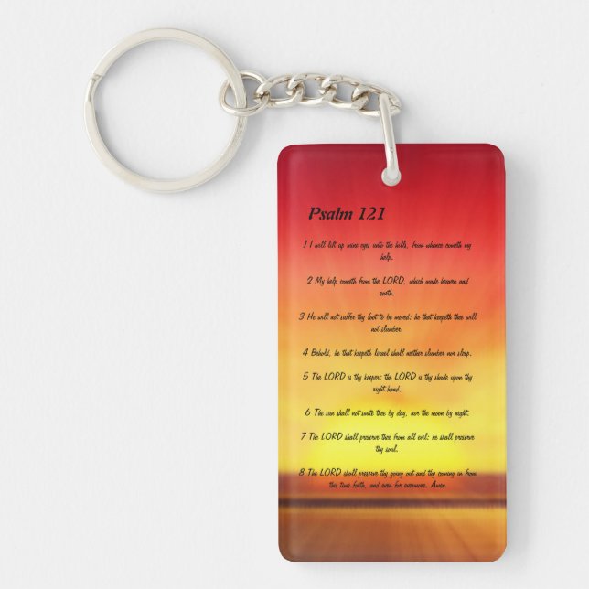 Psalm 121 keychain (Front)