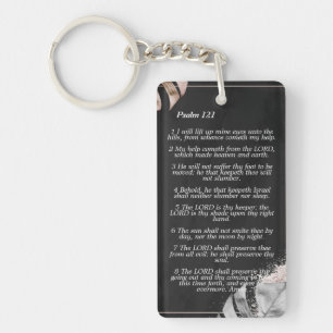 Psalm 121 keychain