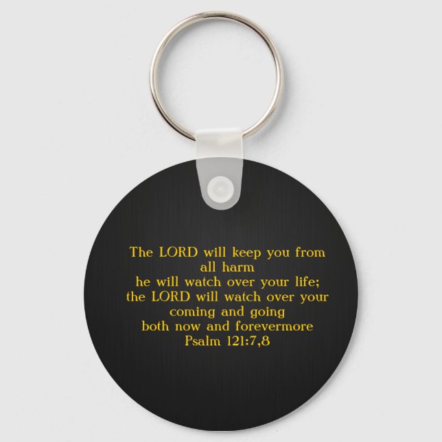 psalm 121 keychain (Front)