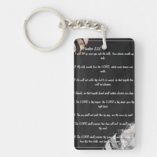 Psalm 121 keychain