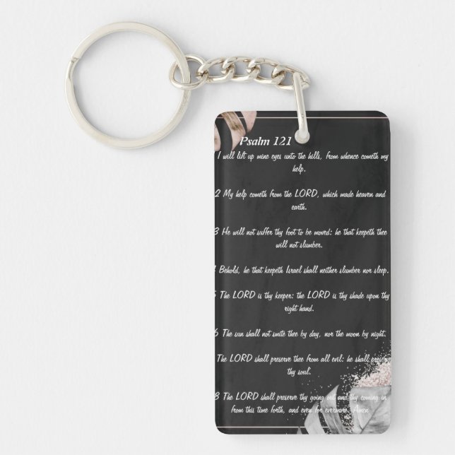 Psalm 121  keychain (Front)