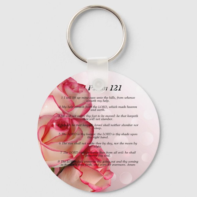 Psalm 121   keychain (Front)