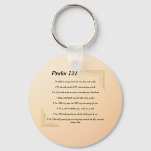 Psalm 121 keychain