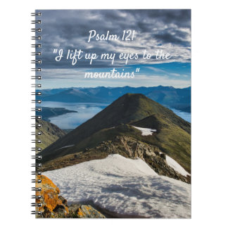 Psalm 121 Mountains Notebook