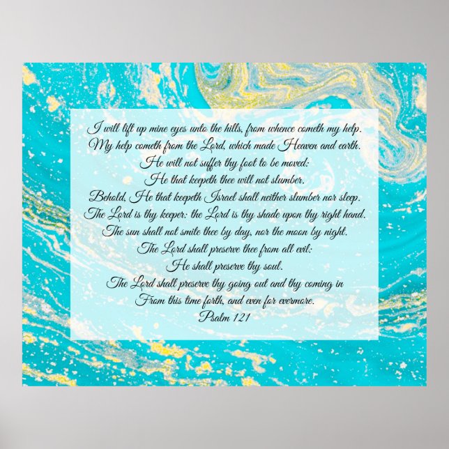 Psalm 121 poster (Front)