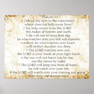 psalm 121 poster