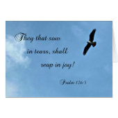 Psalm 126:5 They that sow in tears shall reap... (Front Horizontal)