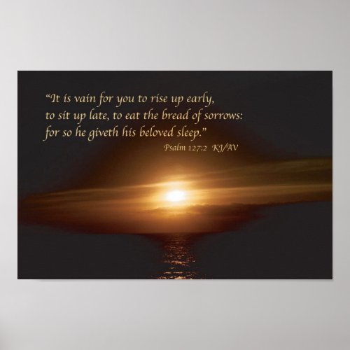 Psalm 1272 Scripture Print