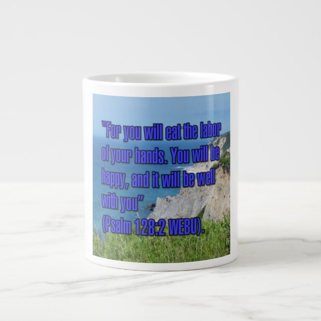 Psalm 128:2 WEBU Mug (Front)