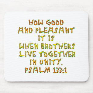 Psalm 133:1 mouse pad