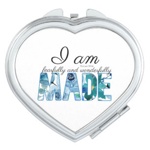 Psalm 139:14 Fearfully & Wonderfully Made Compact Mirror
