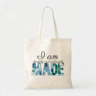 Psalm 139:14 Fearfully & Wonderfully Made Tote Bag