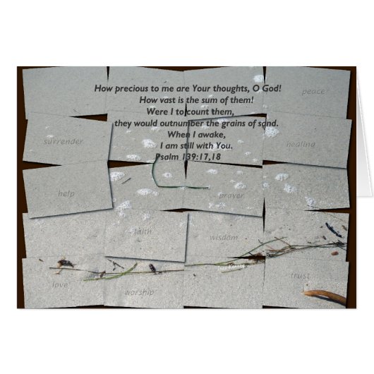 Psalm 139:17,18 cards (Front Horizontal)