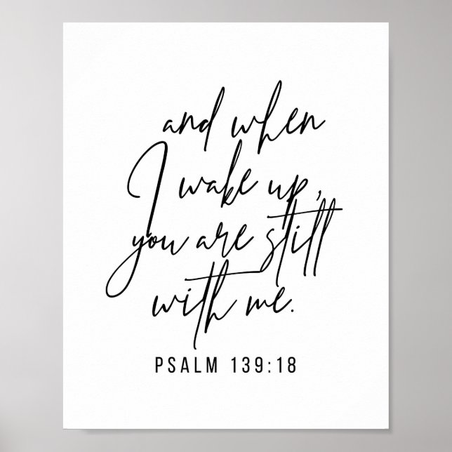 Psalm 139:18 poster (Front)