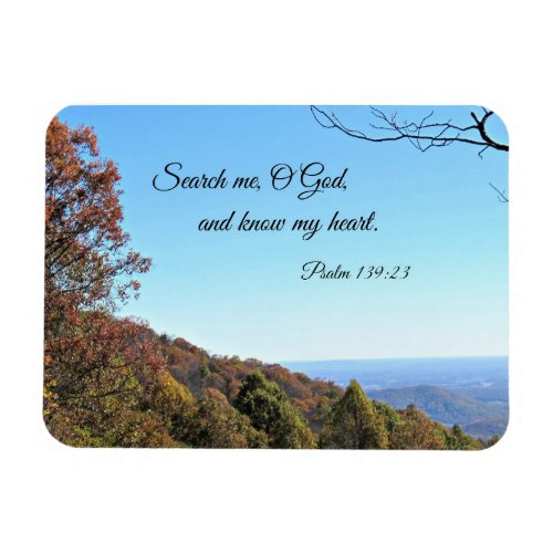 Psalm 13923 Search me O God Magnet