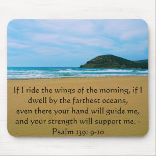 Psalm 139: 9-10 BEAUTIFUL BIBLICAL QUOTATION Mouse Pad
