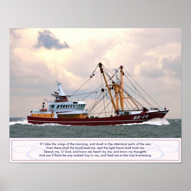 Psalm 139: 9-10 poster (Front)