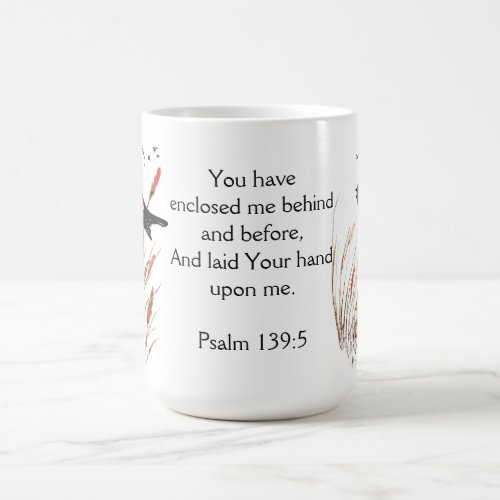 Psalm 139 Bible Scripture You Answer Blackbird Coffee Mug