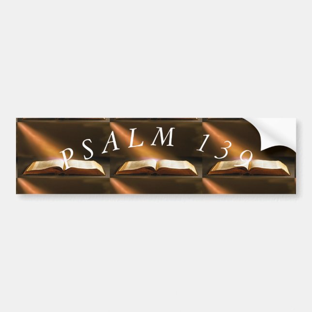 PSALM 139 BUMPER STICKER (Front)