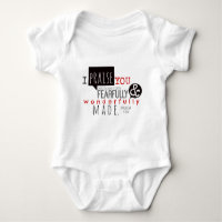 Psalm 139 - I Praise You Baby Bodysuit