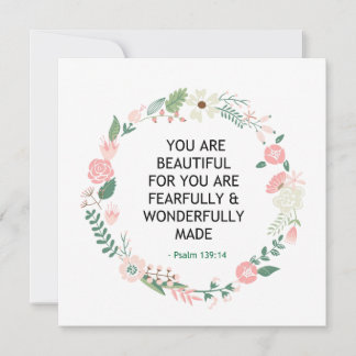 Psalm 139 You Are Beautiful