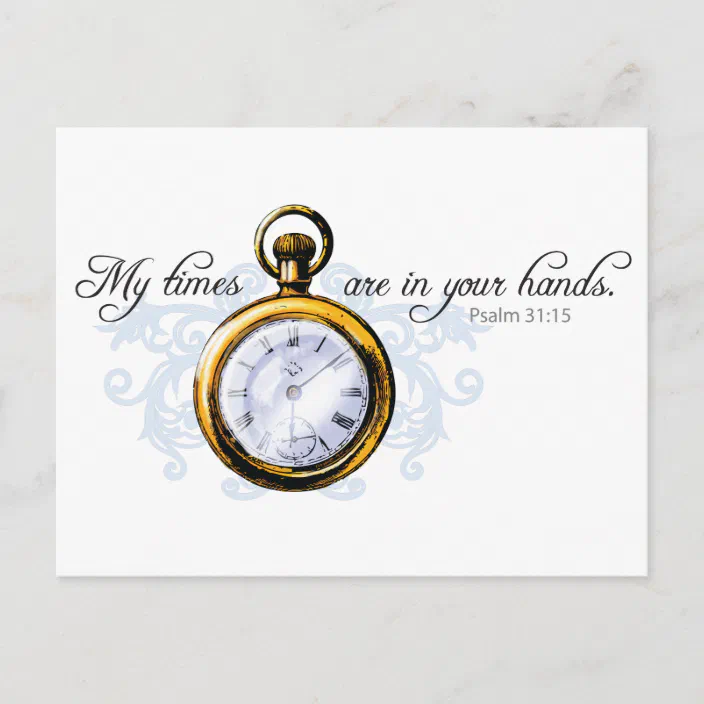 Psalm 13 15 Vintage Clock And Flourish Postcard Zazzle Com Psalm 13 15 Vintage Clock And Flourish Postcard Zazzle Com